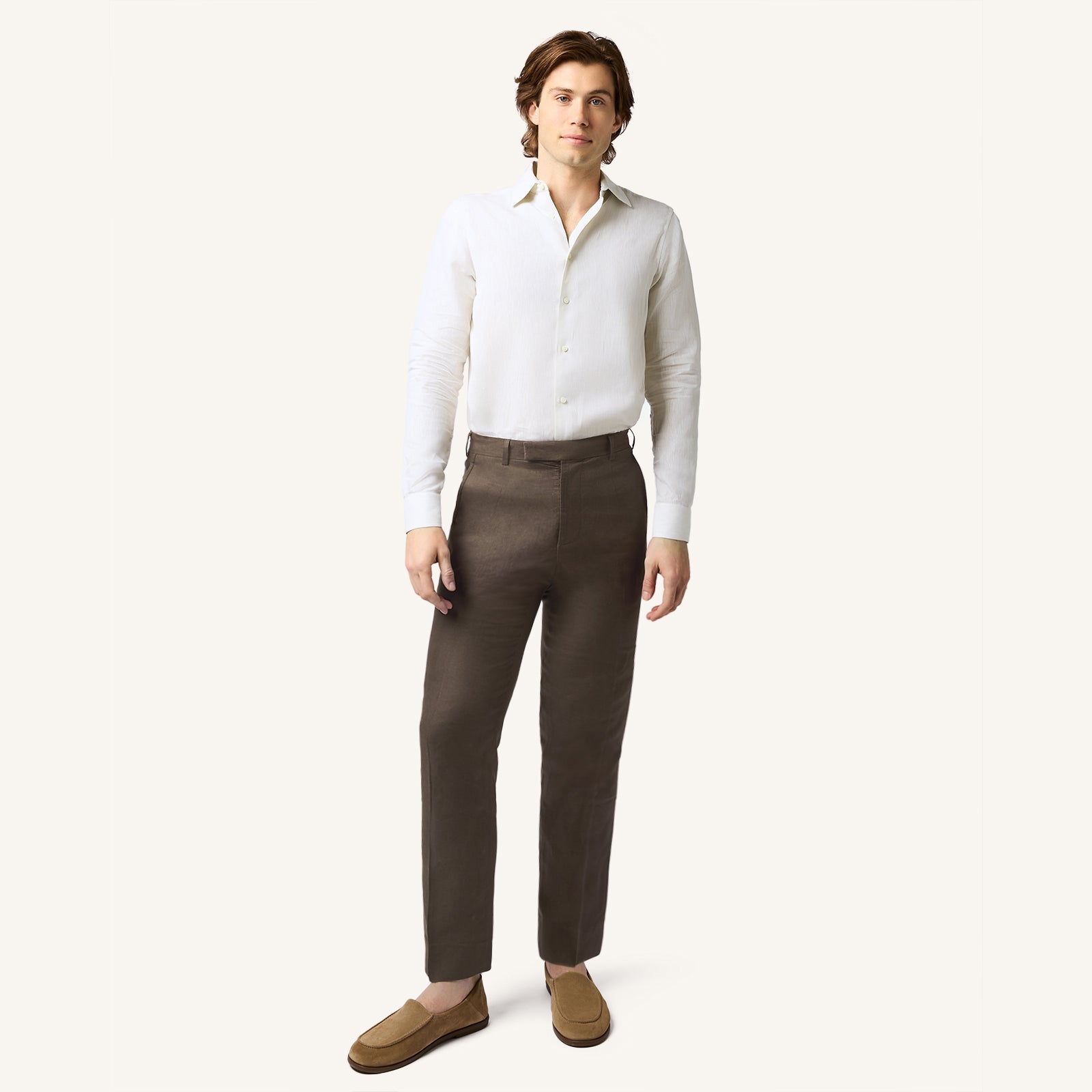 Dried Fig Linen Pant