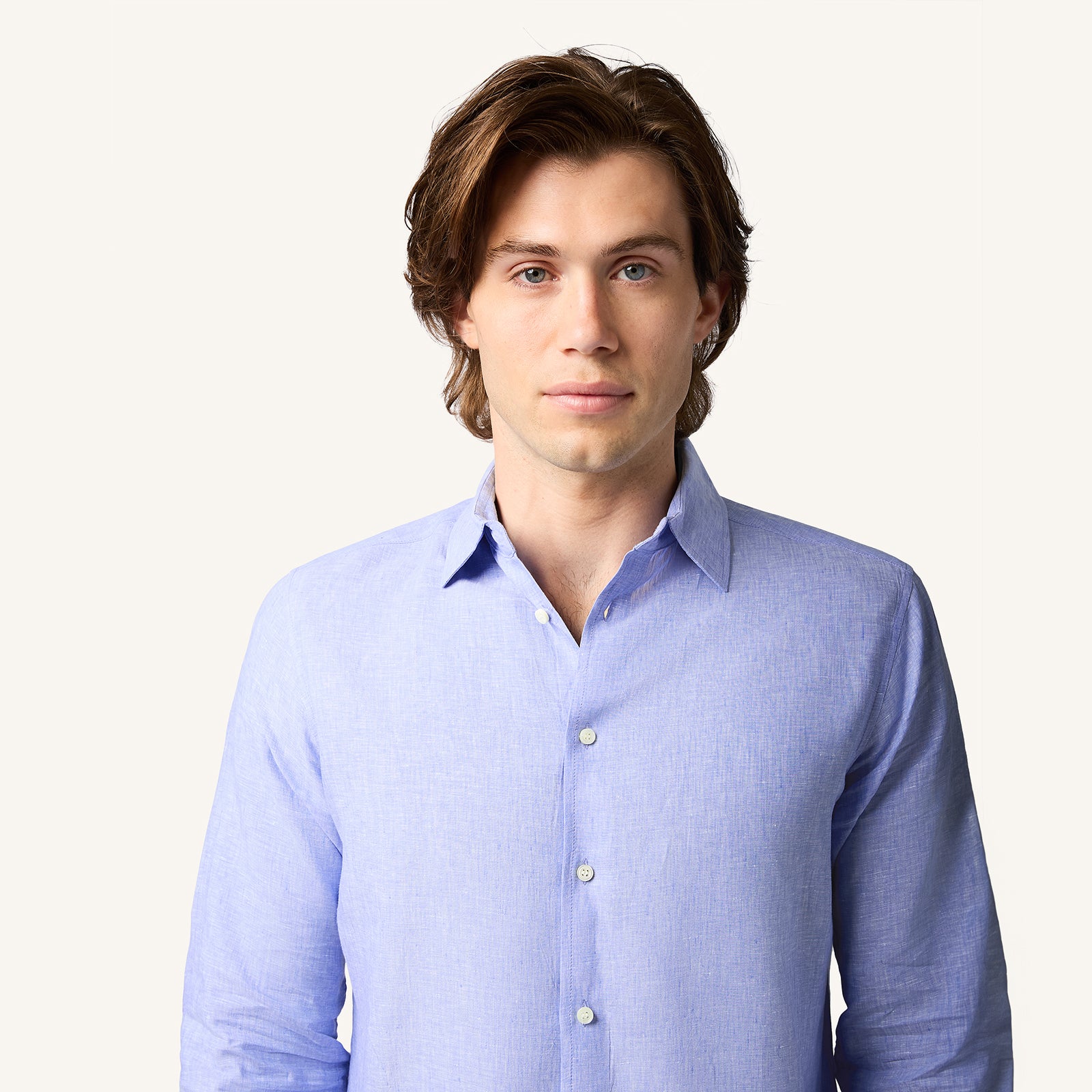 Stillwater Lilac Linen Shirt 34