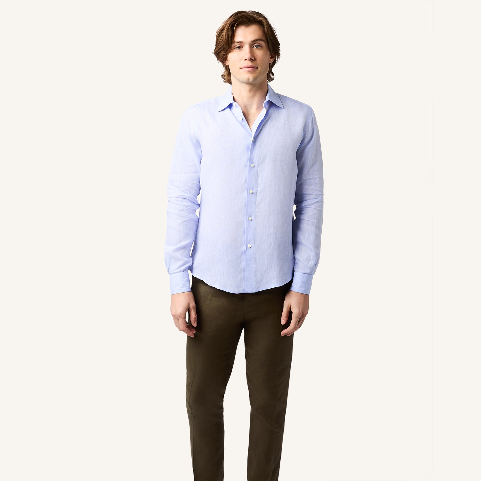 Viola Fog Linen Shirt