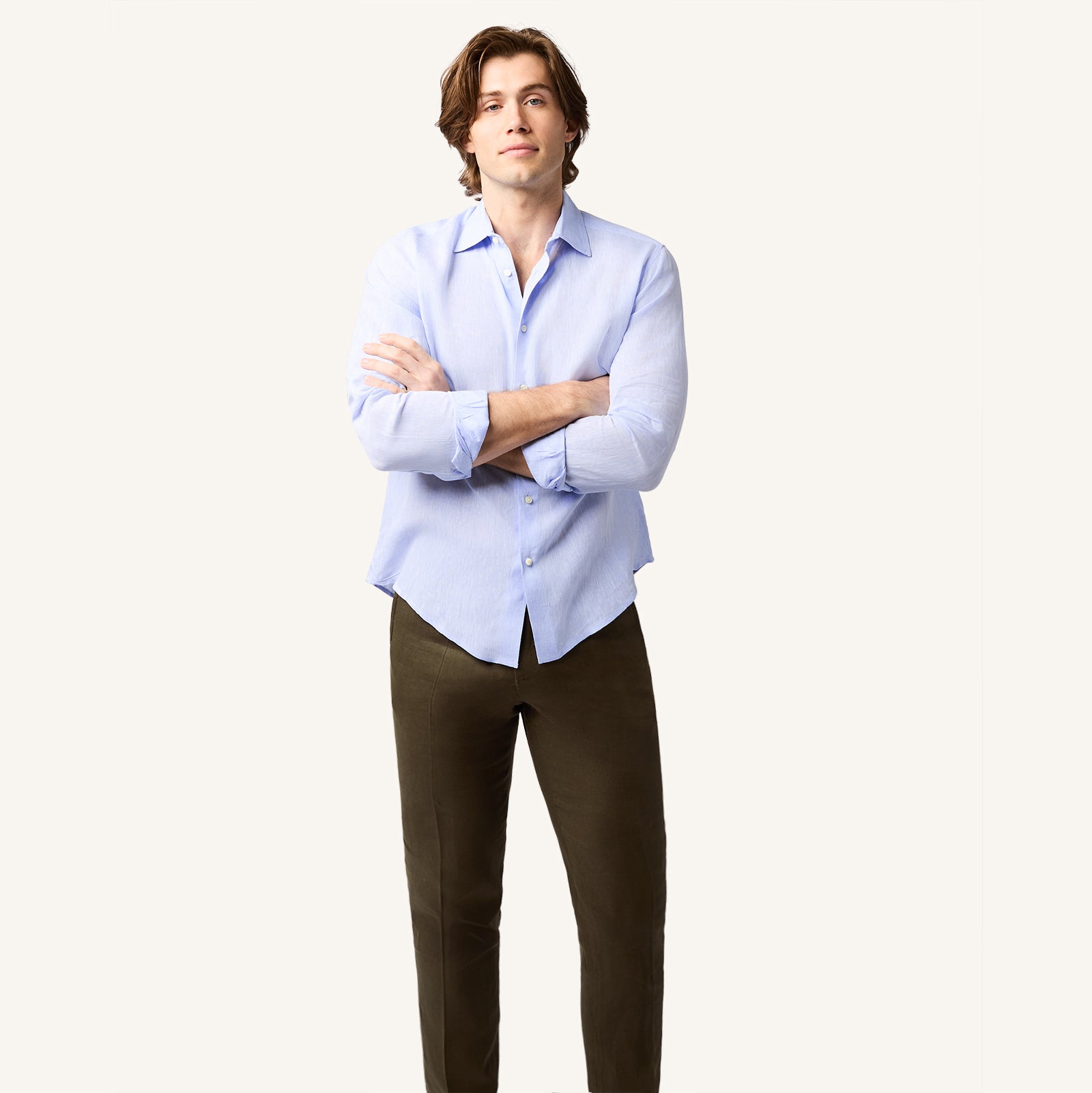 Viola Fog Linen Shirt