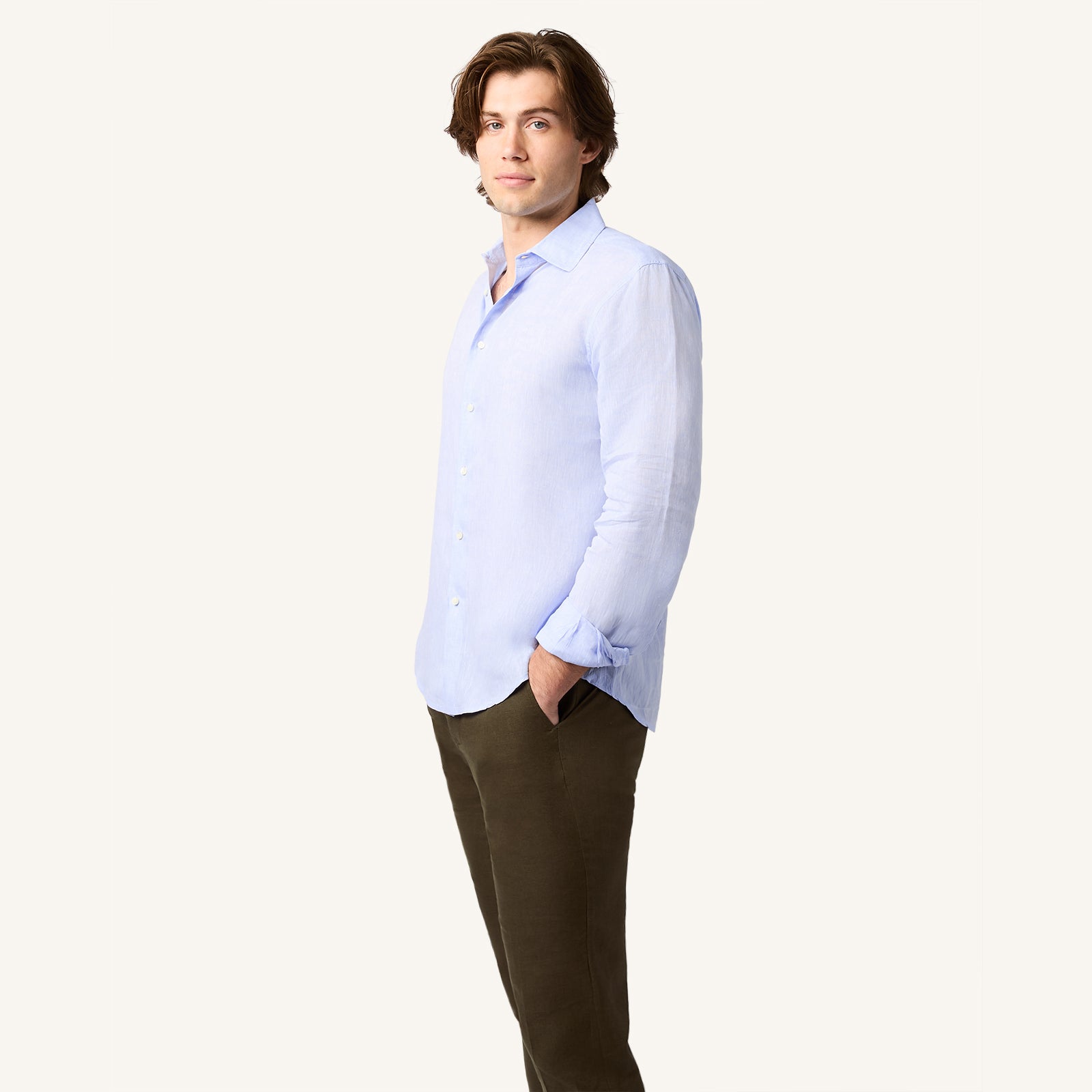 Viola Fog Linen Shirt