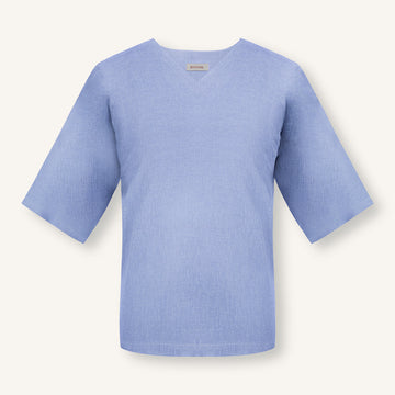 Stillwater Lilac Linen T-Shirt 34