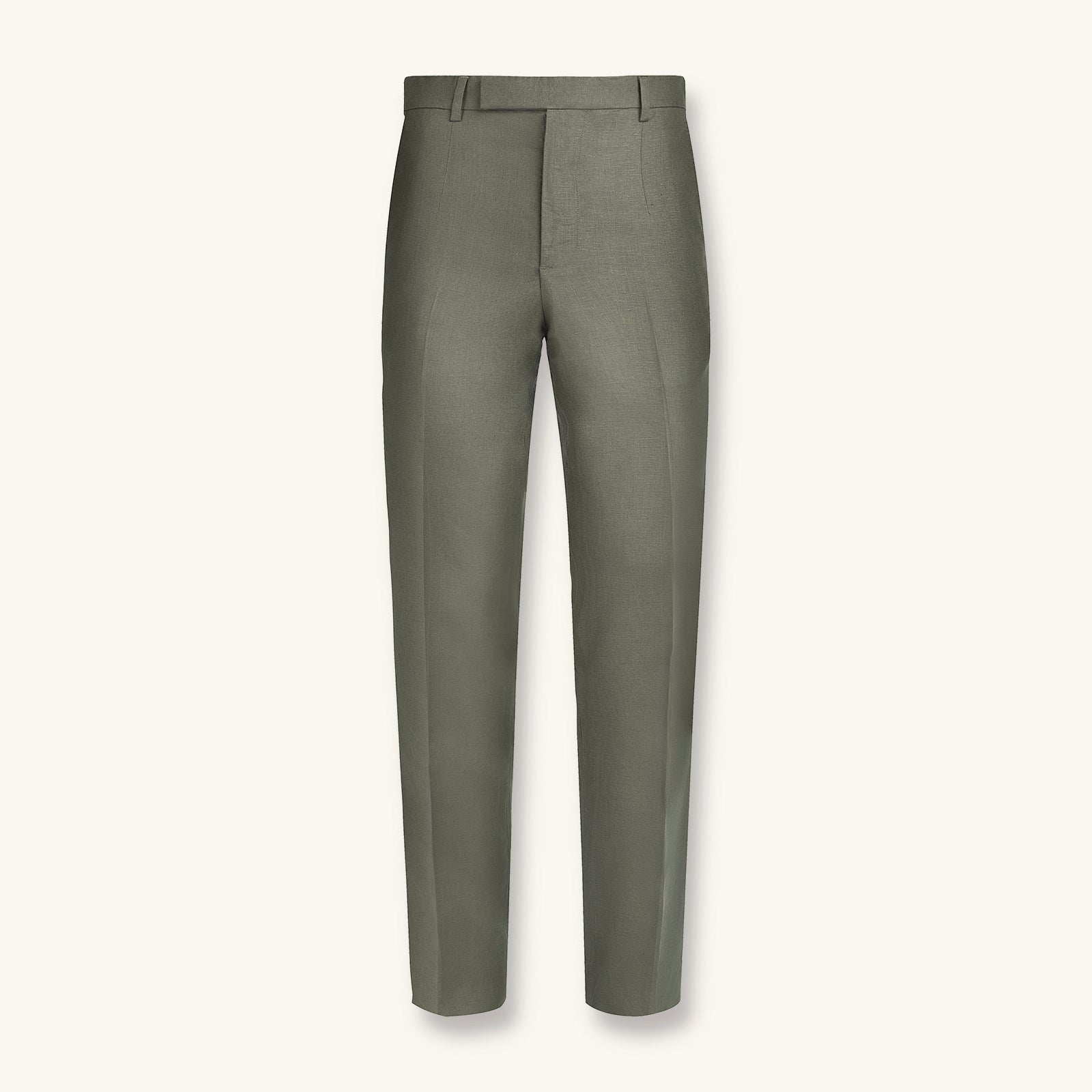 Oliva Scura Linen Pant