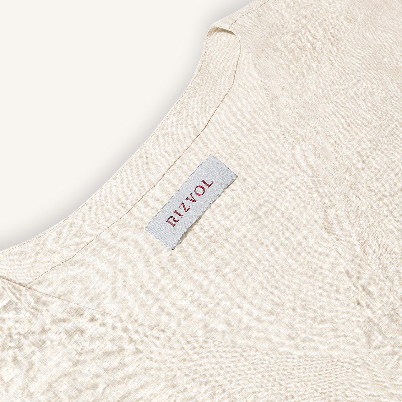 Ivory Ash Linen T-Shirt