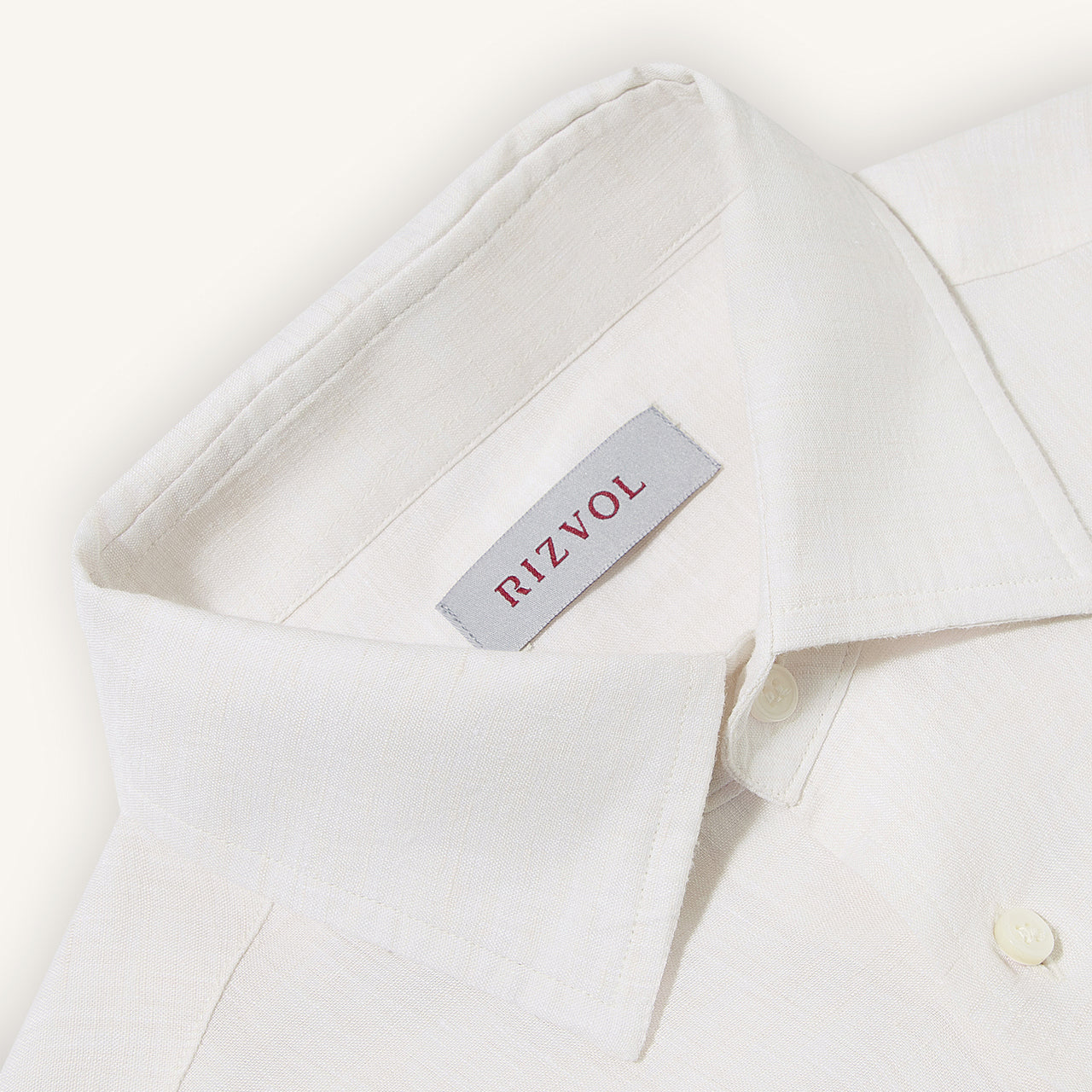 Ivory Ash Linen Shirt