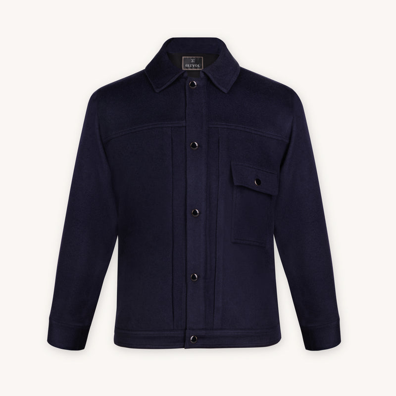 Symphonia Wool-Cashmere Jacket in Cloister Blue 24