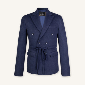 Concerto Cashmere Blazer in Indigo