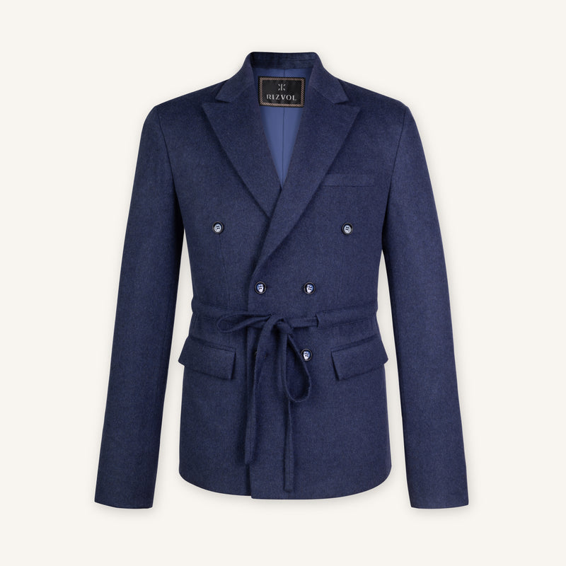 Concerto Cashmere Blazer in Indigo