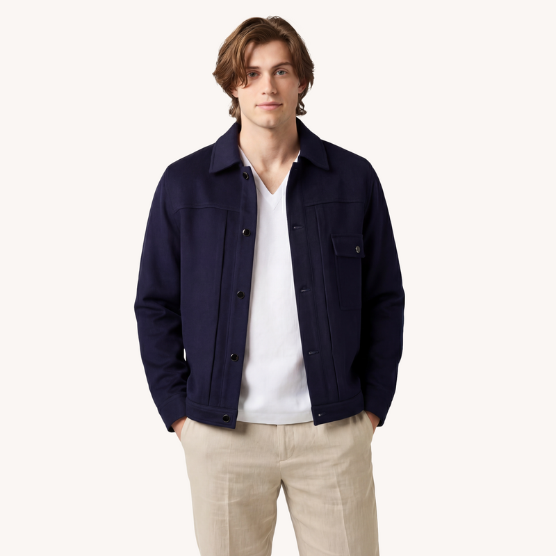 Symphonia Cashmere Jacket in Cloister Blue